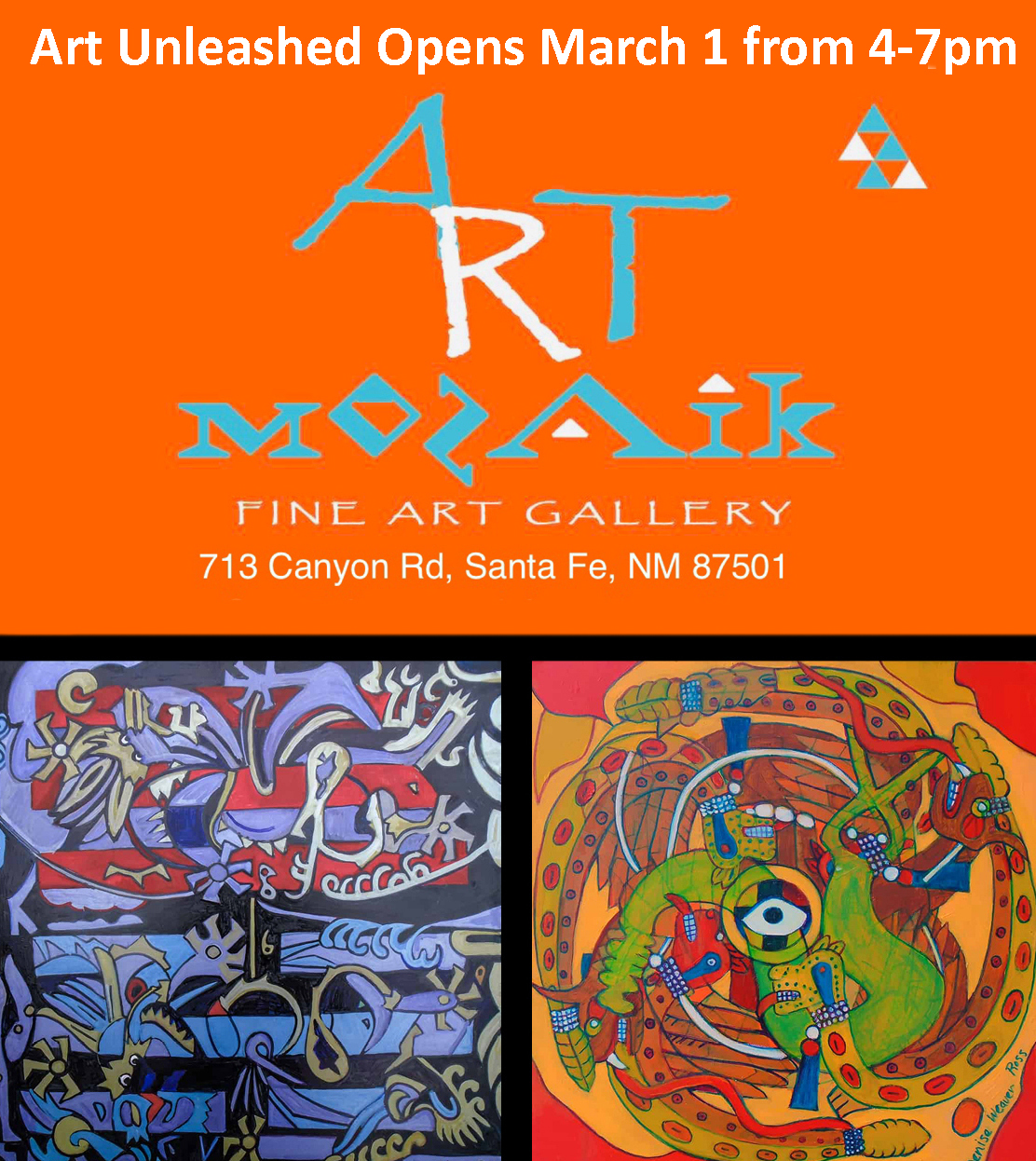 Art Unleashed, Mozaik Gallery, Santa Fe